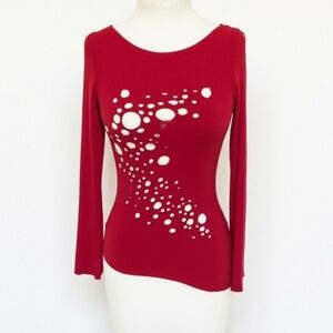 Oatt Collection Burgundy Red Top Size